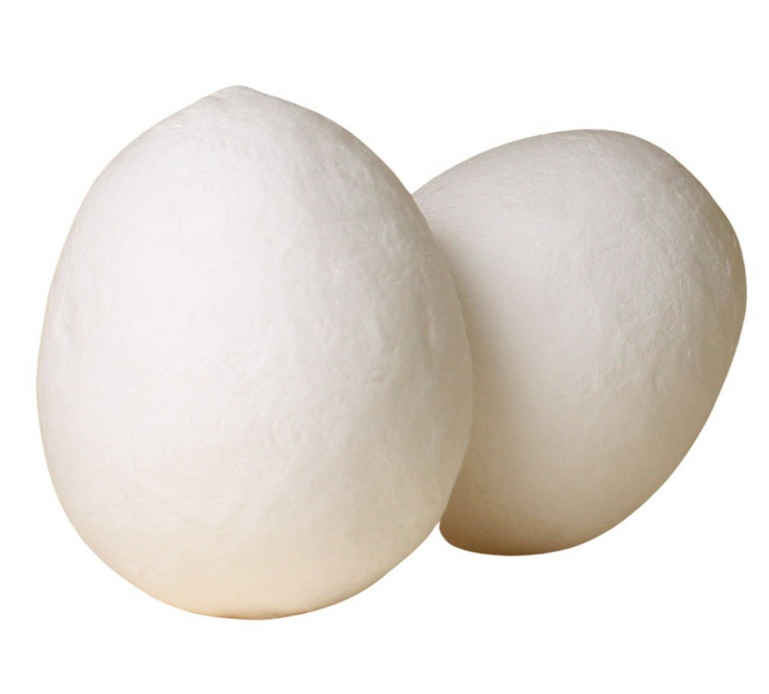  Large White Spun Cotton Eggs, 6-Pack for wholesale on Faire2