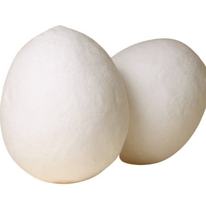 Large White Spun Cotton Eggs, 6-Pack for wholesale on Faire2