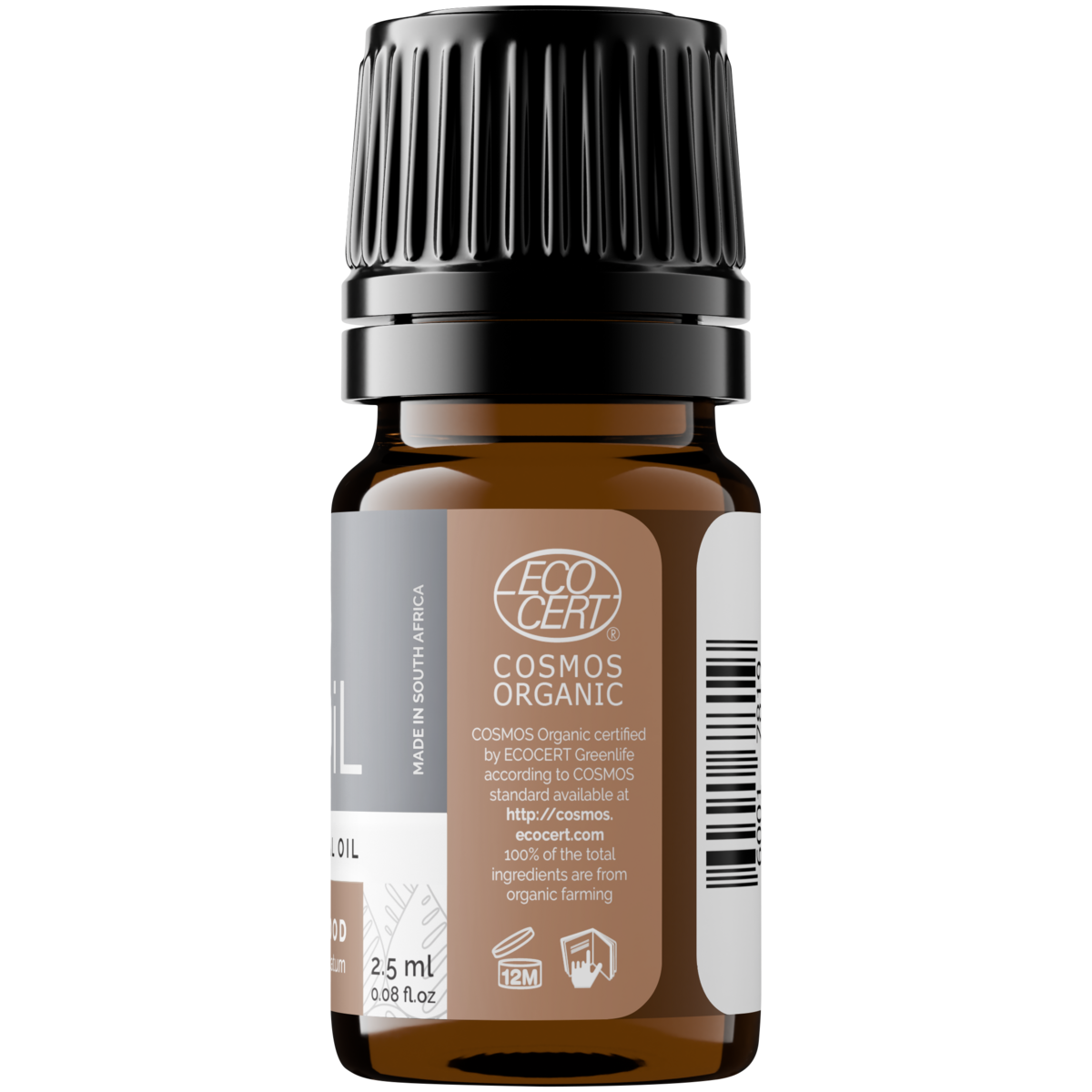 SOiL Organic Aromatherapy and Skincare - Wholesale Essential Oil - Organic Sandalwood Essential Oil (Santalum Spicatum) 2.5ml2