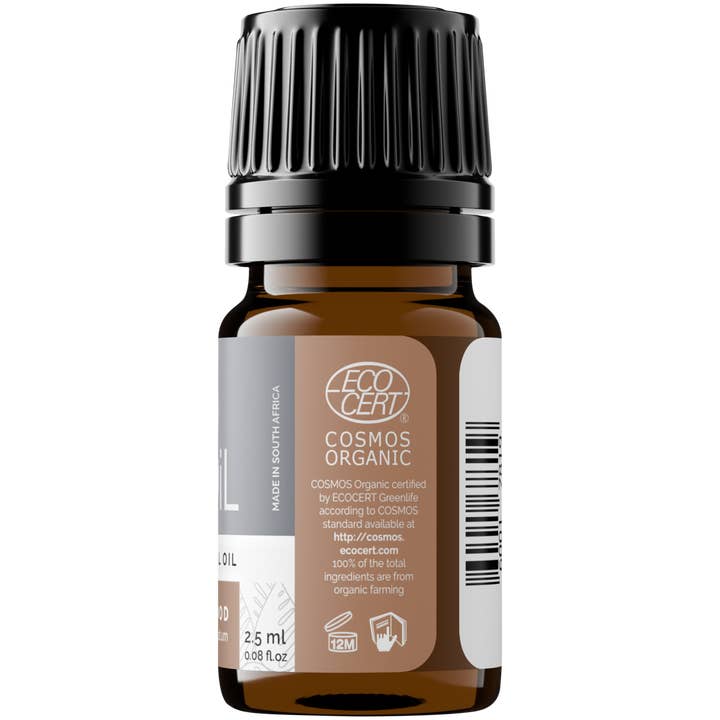 SOiL Organic Aromatherapy - Vente Huile essentielle - Huile essentielle de bois de santal biologique (Santalum Spicatum) 2,5 ml2