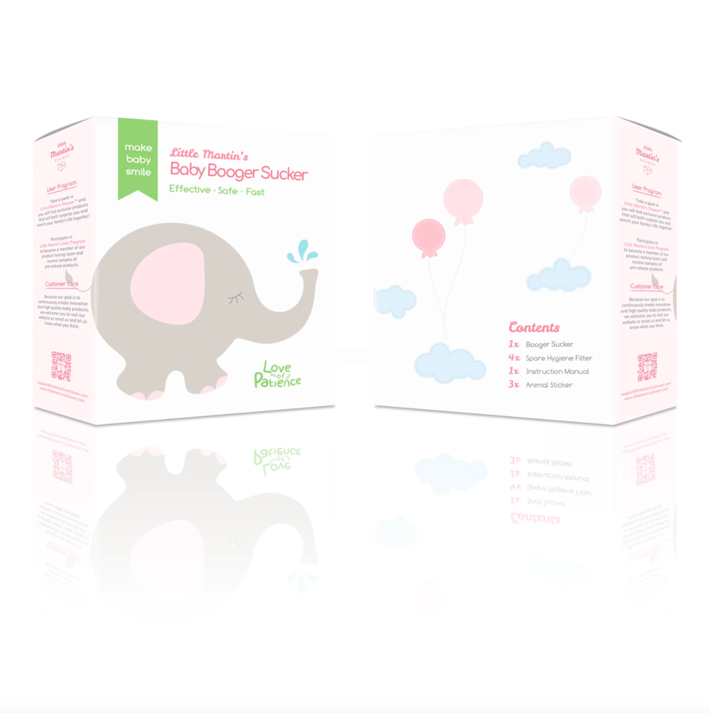 Little Martin's Drawer – Großhandel Beikost-Set – Baby – Little Martin's Drawer Baby-Schnupfen-Sauger (Rosa)7