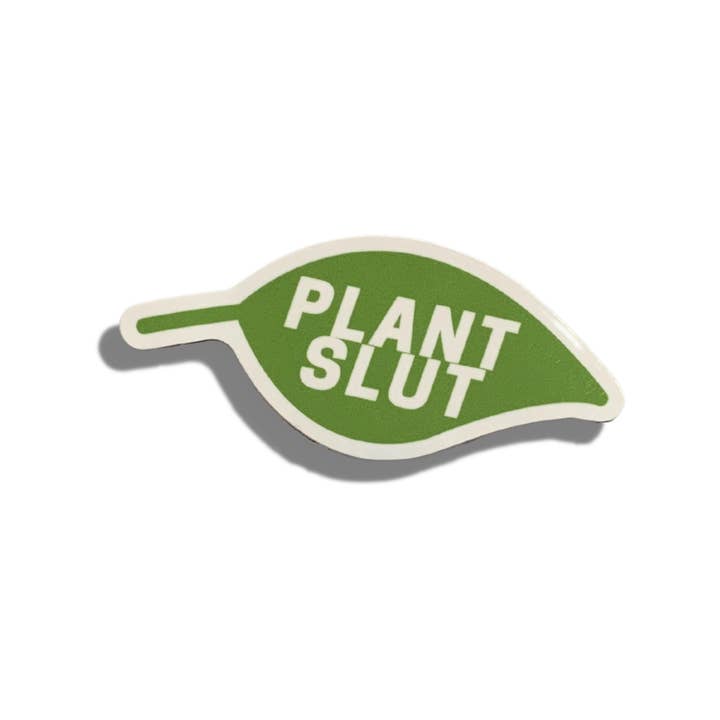 Plant Slut Leaf Vinyl Sticker | Plant Lovers for wholesale by GetBullish