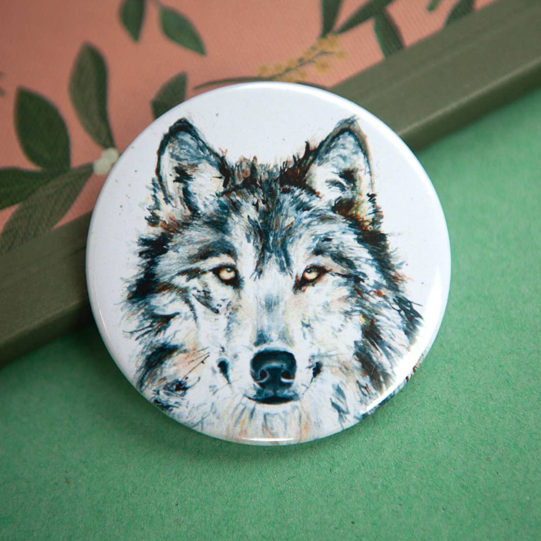 Kate Moby - Wholesale Compact Mirror - Inky Wolf Pocket Compact Mirror5