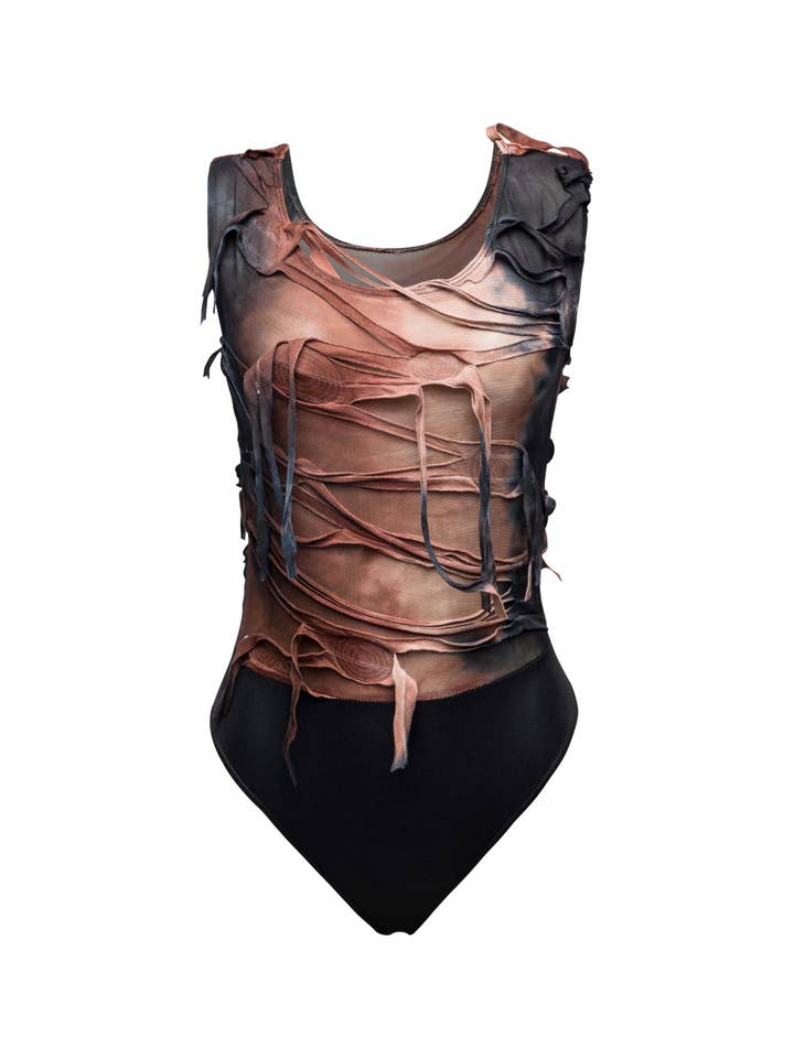 BRUN COMBO Just My Vibe Långärmad Kroppsdräkt för wholesale på Faire