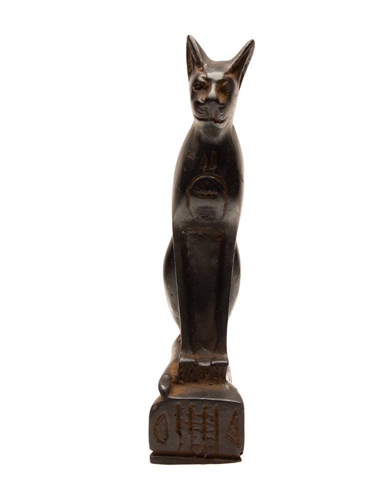 Discoveries, Inc. - Wholesale Decorative Figurine - Bastet Black Statue Mini - 3.75" - Egyptian Goddess3