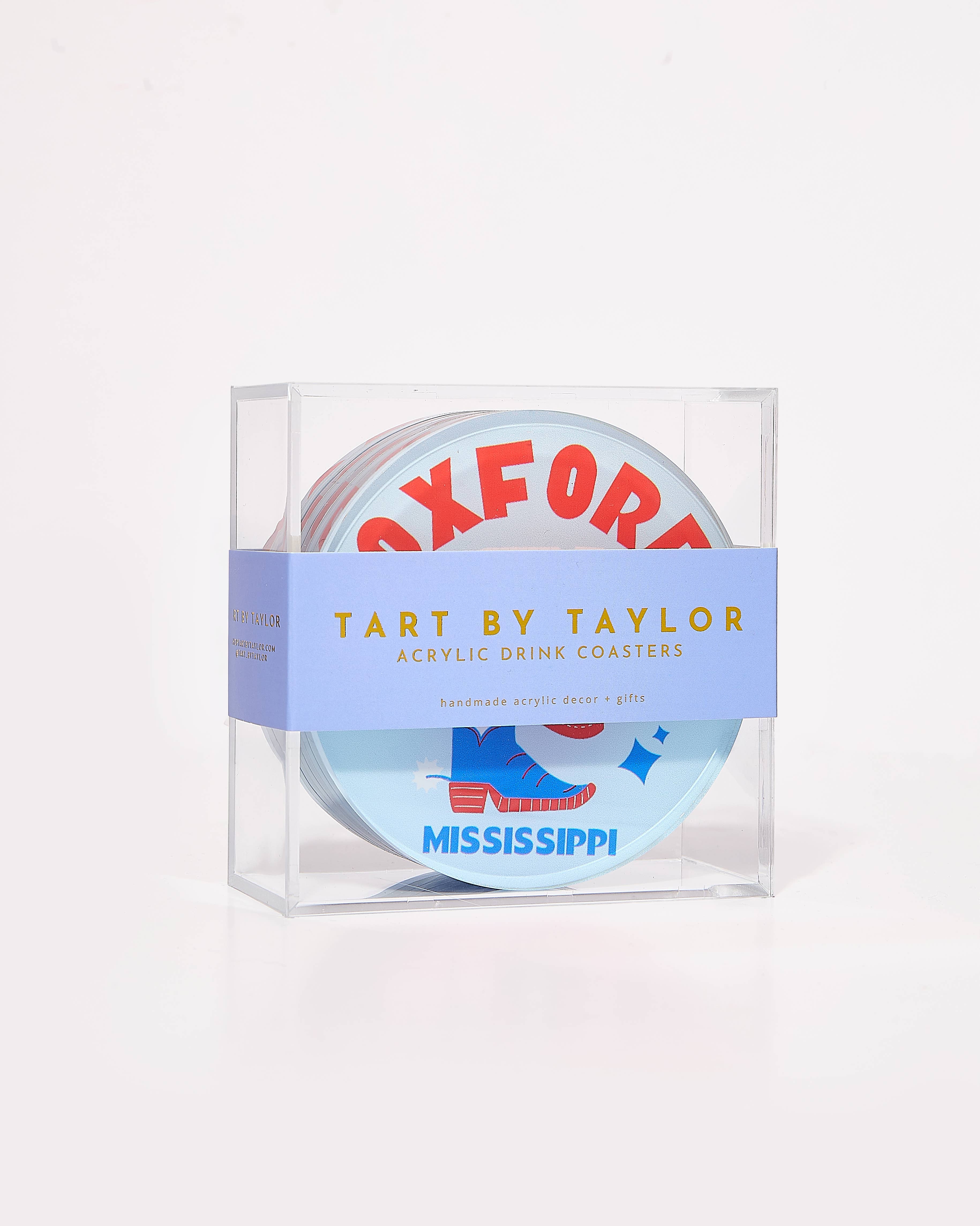 Tart By Taylor - Wholesale Coasters - Oxford, Mississippi Acrylic Drink Coaster1