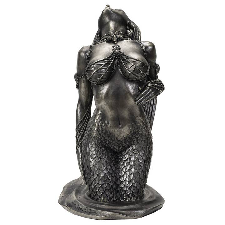 Pacific Trading - Wholesale Decorative Figurine - Silver Siren Mermaid2