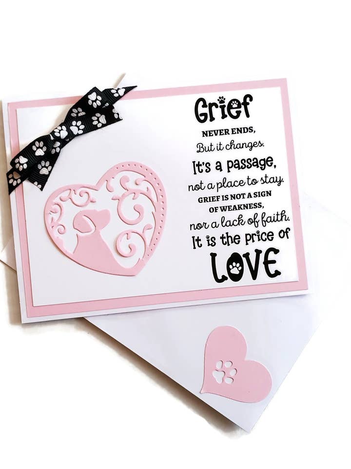 Tarjeta de simpatía del perro para venta al por mayor de Misfit Manor Shop