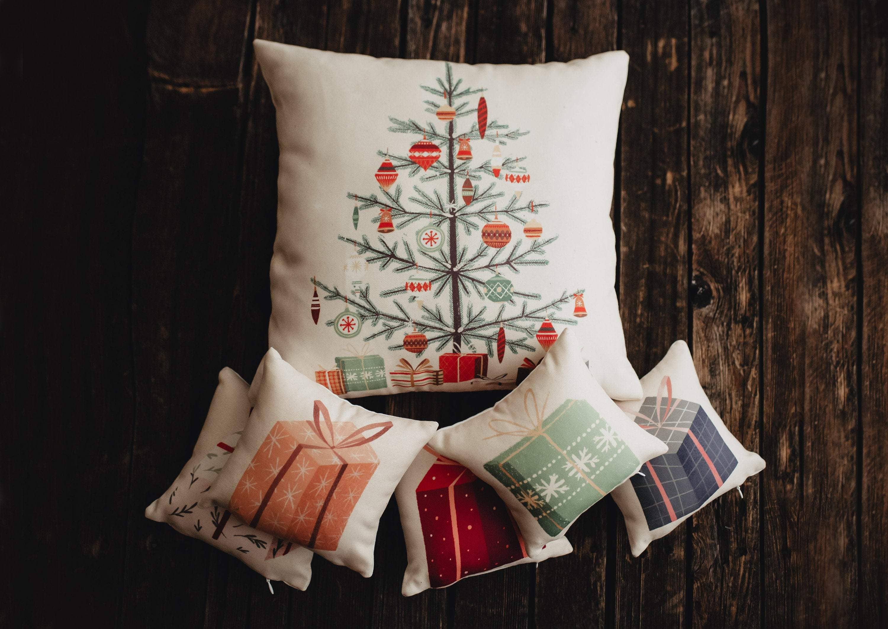 UniikPillows - Wholesale Throw/Decorative Pillow - Nordic Pine Christmas Tree | Throw Pillow | Thank you Gift | Teacher Gift | New Home Gift | Grandma Gift | Mom Gift | Rustic Farmhouse Decor6