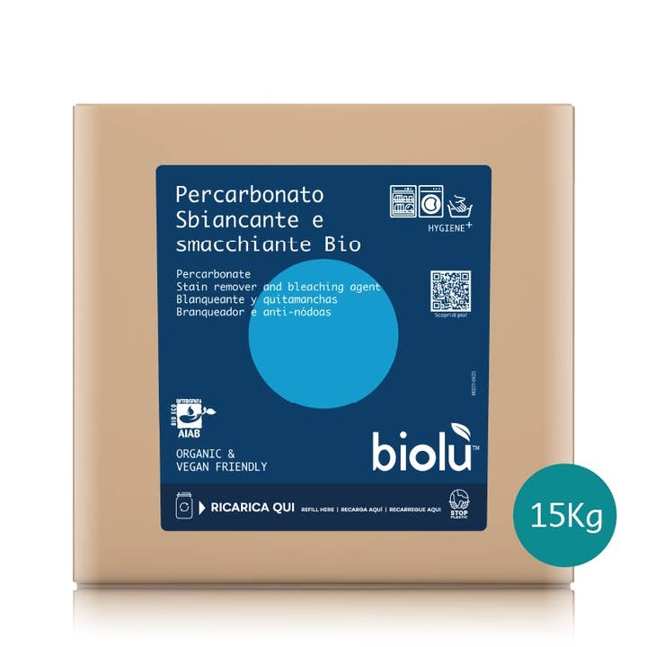 BIOLÙ - Vendita all'ingrosso Detersivi per bucato in polvere/capsule - Biolù Casa - Percarbonato Bio 15kg