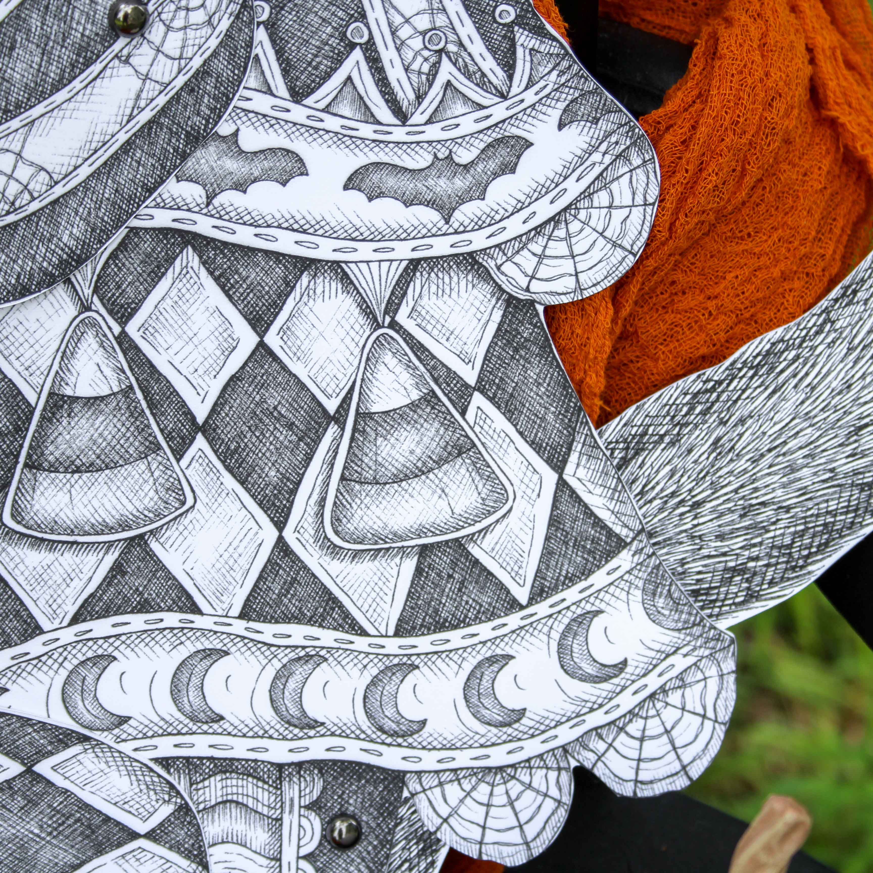 Mackenzie Myrick Studio - Wholesale Decorative Figurine - The Trick-or-Treater | Articulated Cat Decoration4