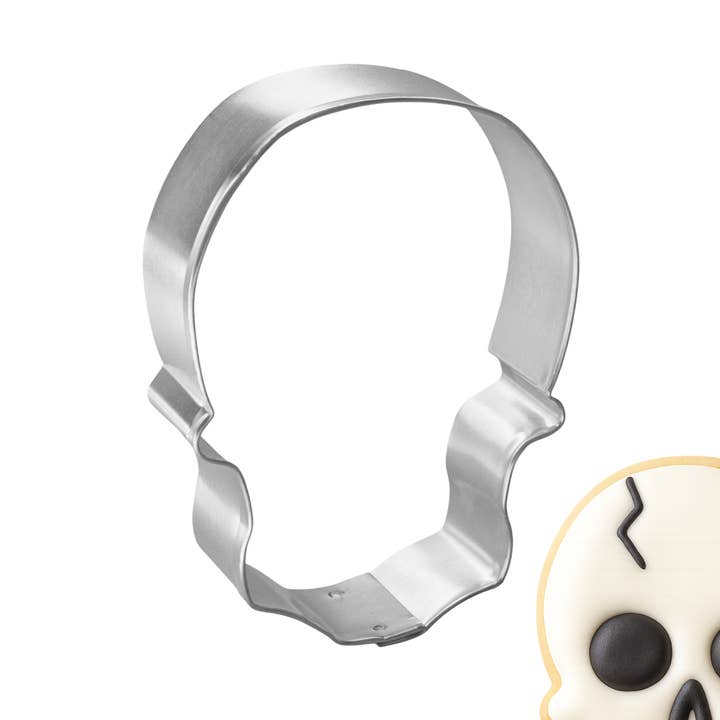Tagliabiscotti a forma di teschio 3,25 pollici B1734 per la vendita all'ingrosso da parte di CookieCutter.com
