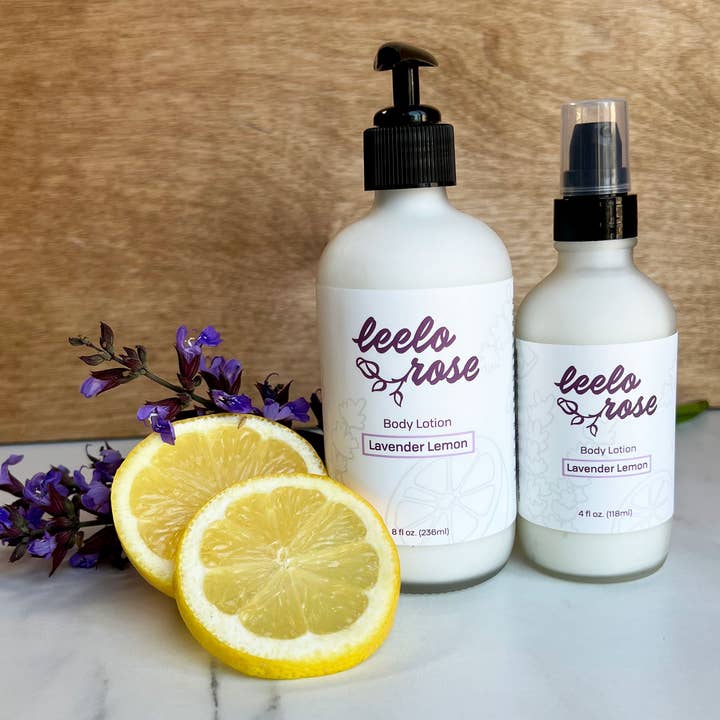 Lavender Lemon Body Lotion for wholesale by Leelo Rose