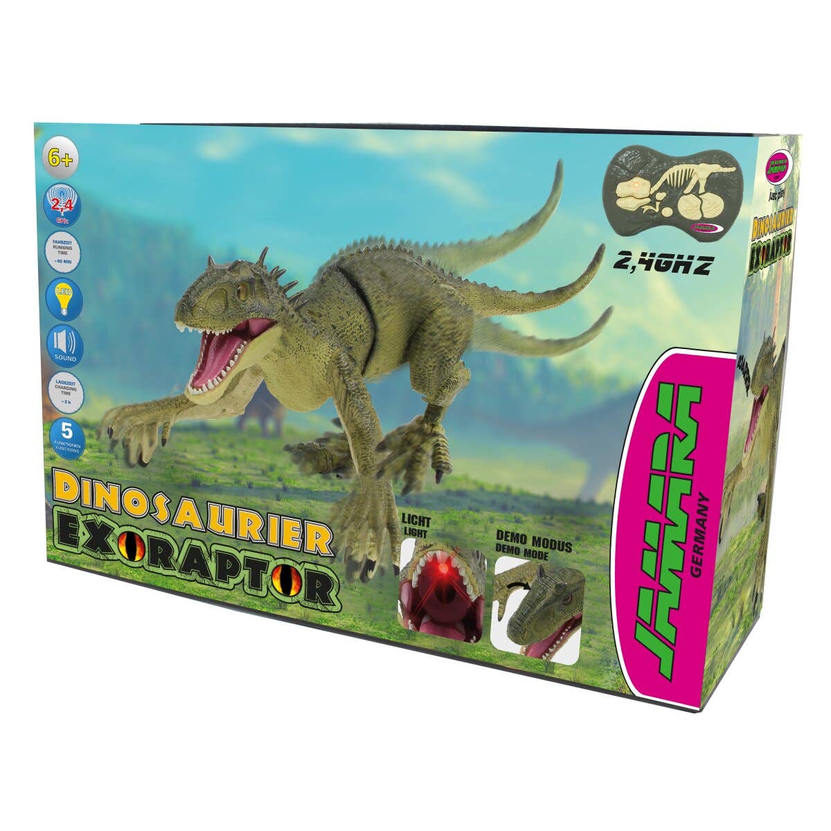 mhw24 - Wholesale Electronic Toy - Kids & Baby - Dinosaur Exoraptor Li-ion 3.7V 2.4GHz green1