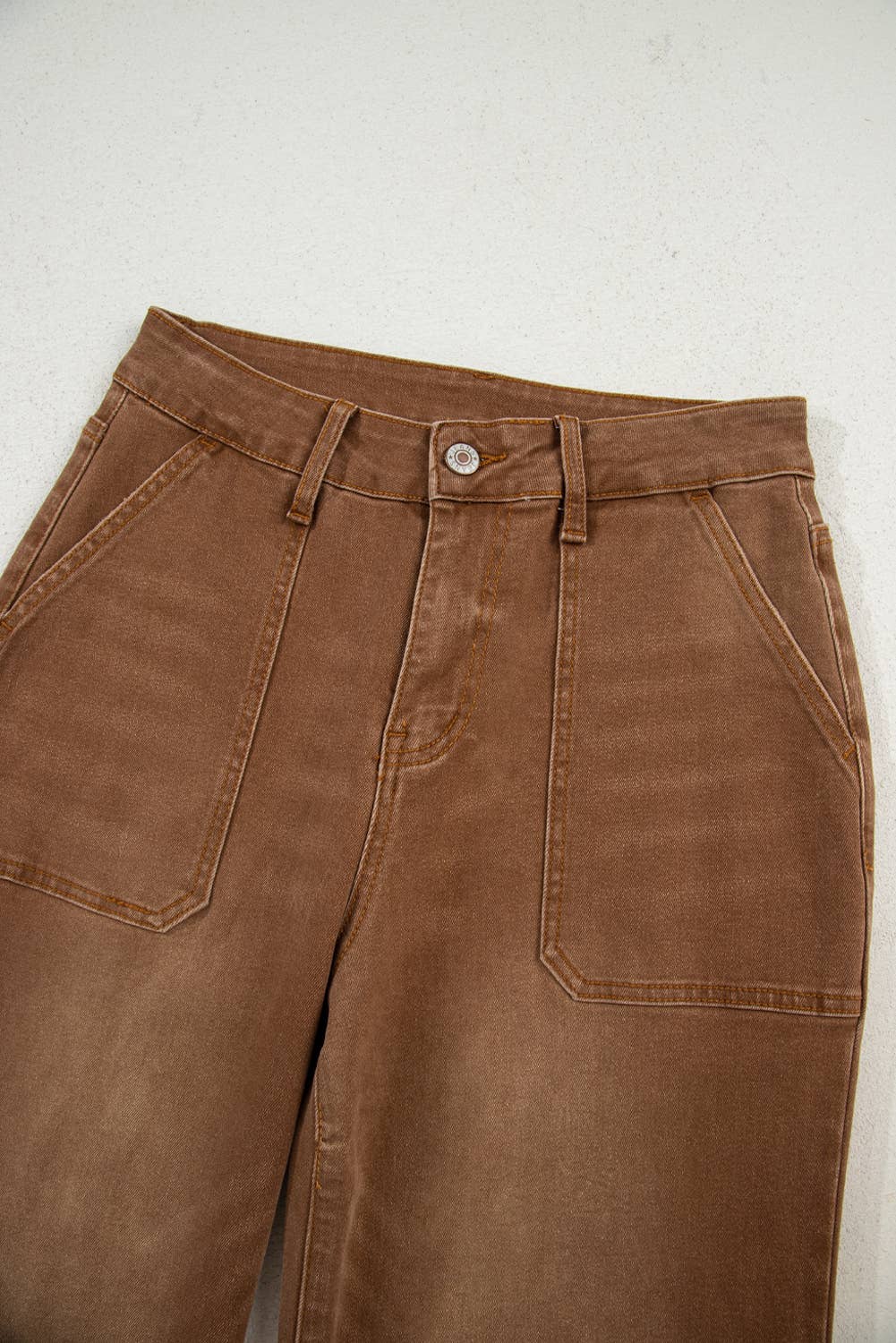 Babs + Birdie - Vendita all'ingrosso Jeans - Donna - Ezra | Jeans a Vita Alta con Gamba Ampia e Taglio Corto2