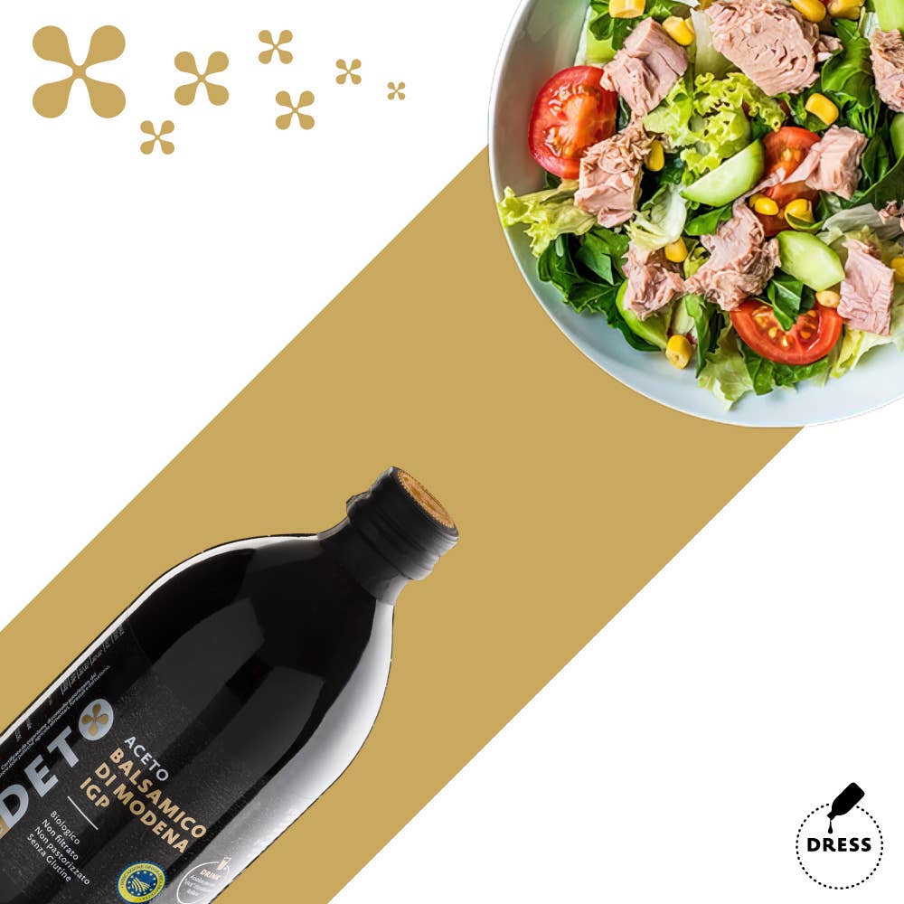 Andrea Milano - Wholesale Vinegar - Organic Balsamic Vinegar Of Modena Igp 500 ml glass bottle1