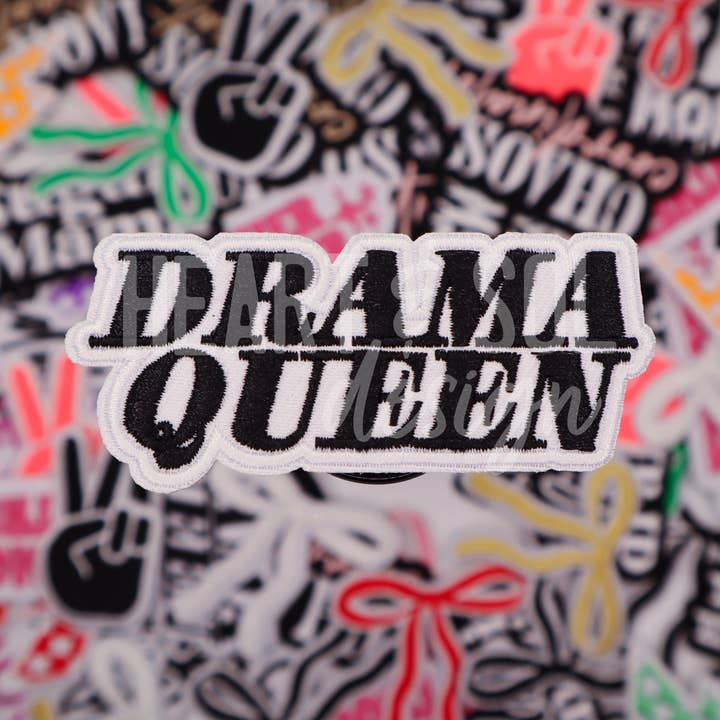 DRAMA QUEEN patch for wholesale by Heart & Sol Design