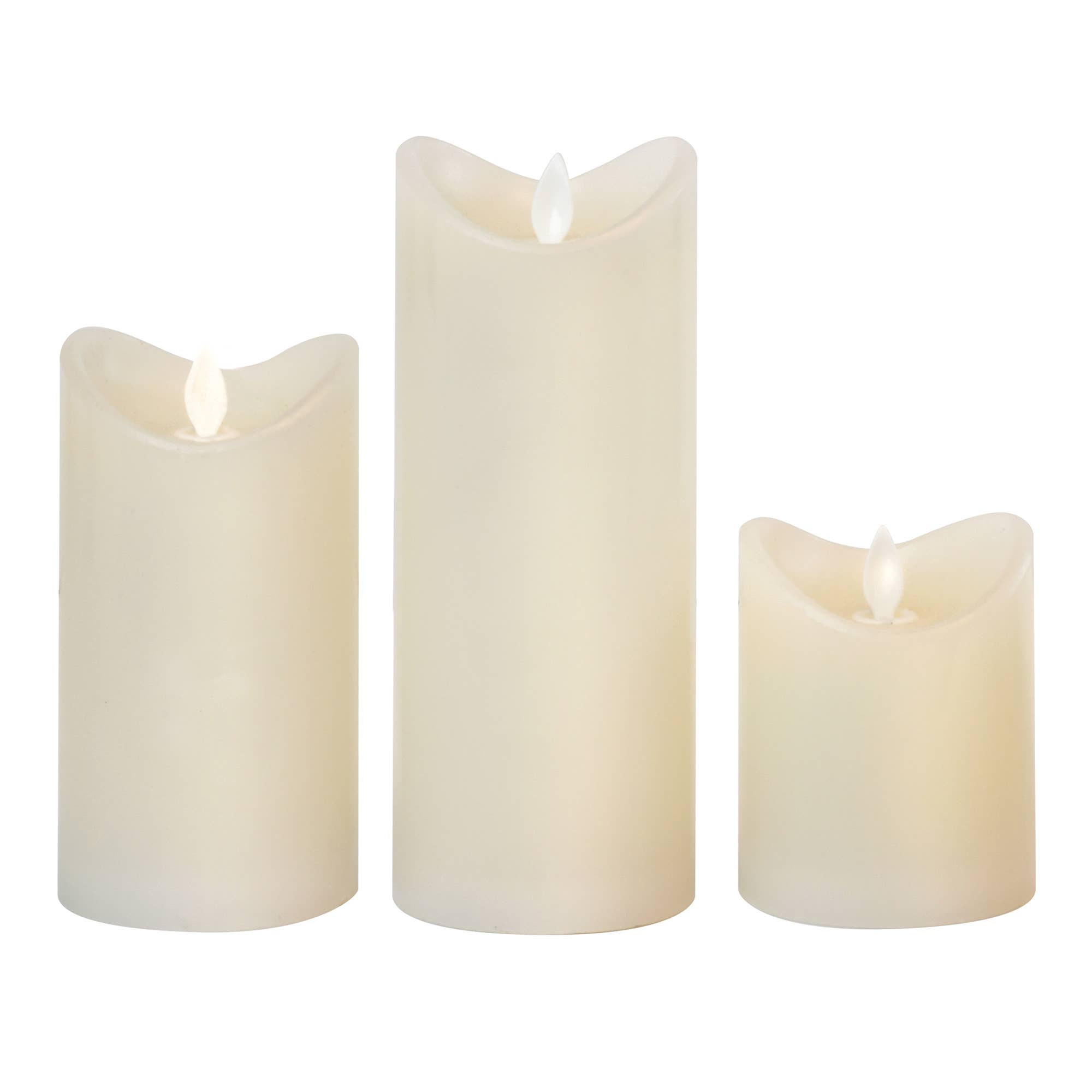 LumaBase - Wholesale Flameless Candle - Battery Operated LED Wax Candles  - Set of 33