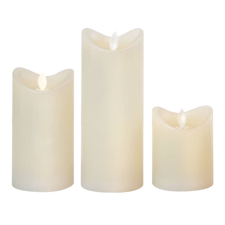LumaBase - Wholesale Flameless Candle - Battery Operated LED Wax Candles - Set of 33