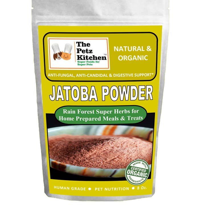 Natura Petz Organics – wholesale Kosttillskott för husdjur - Katt och hund – Jatoba Powder - Anti-svamp, anti-Candidal & Digestive Support* Petz Kitchen Hundar och Katter