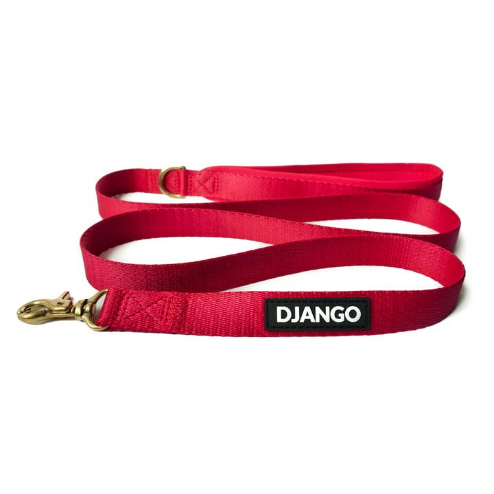 Adventure Dog Leash - Crimson Red for wholesale by DJANGO