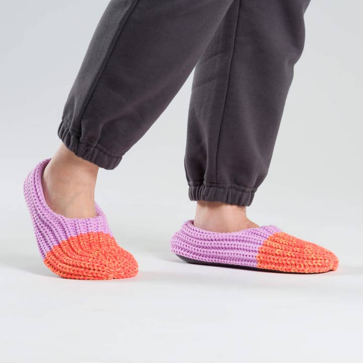 VERLOOP | knits - Wholesale Slippers - Women's - Colorblock Knit Slippers