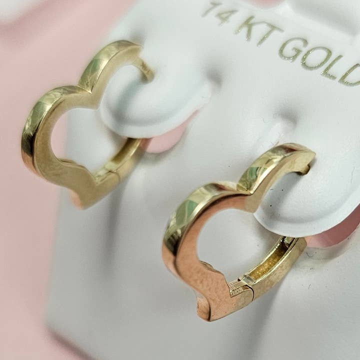 HU-4022 voor wholesale door 14k18k Gold Earrings Inc.