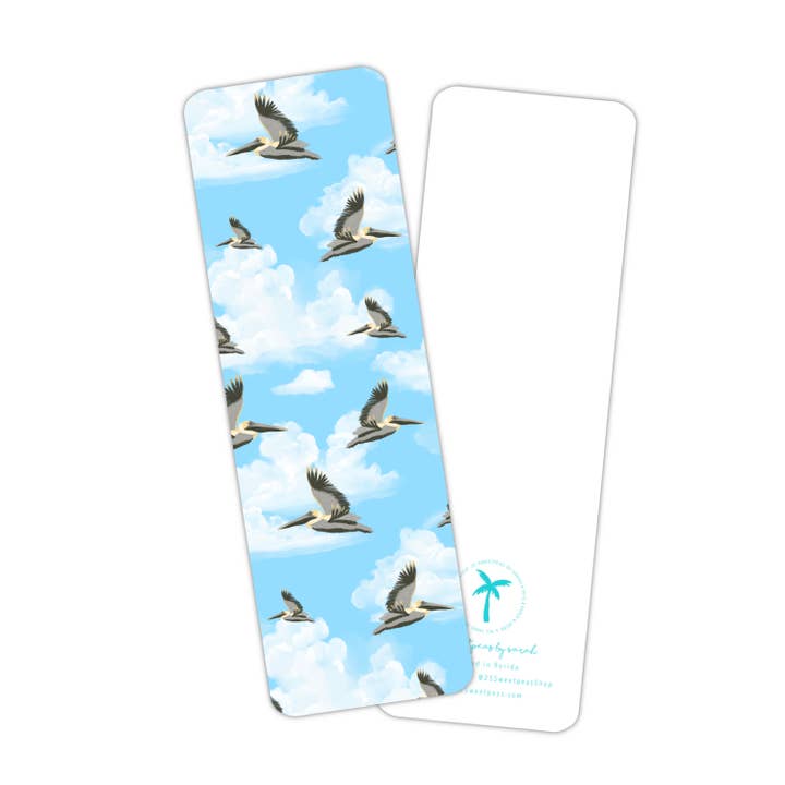 Pelican Bookmark, Beachy Bookmark, Coastal Bookmark for wholesale by 25 Sweetpeas