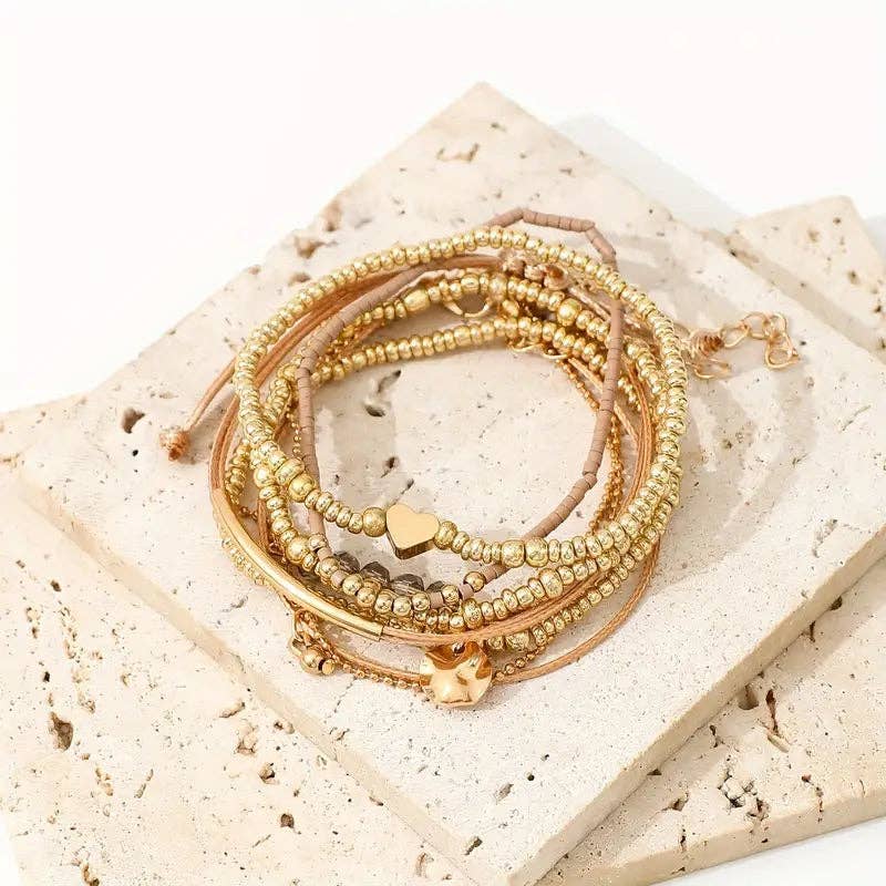 Huis Van Merken - Vendita all'ingrosso Parure di gioielli - Set di 7 Braccialetti Artigianali in Plastica CCB – Gioielli Versatili per l'Uso Quotidiano delle Donne2