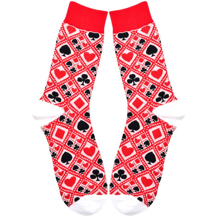 Blackjack - Adult sock - One Hit Wonders - Size L for wholesale by Boogie Toes