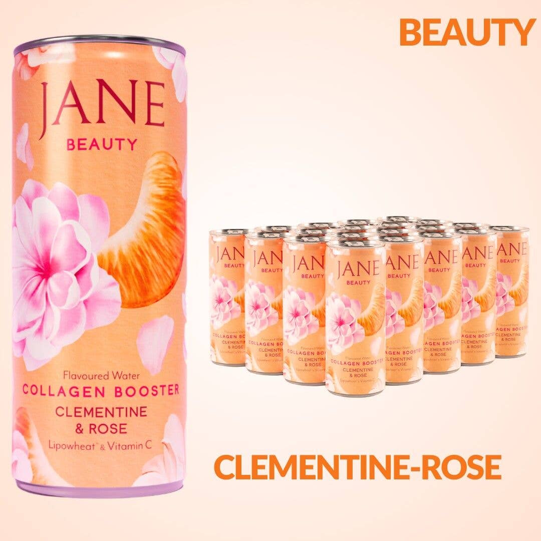 JANE - Wholesale Sports/Energy Drink - Beauty Drink Collagen Booster Clementine Rose 25cl x243