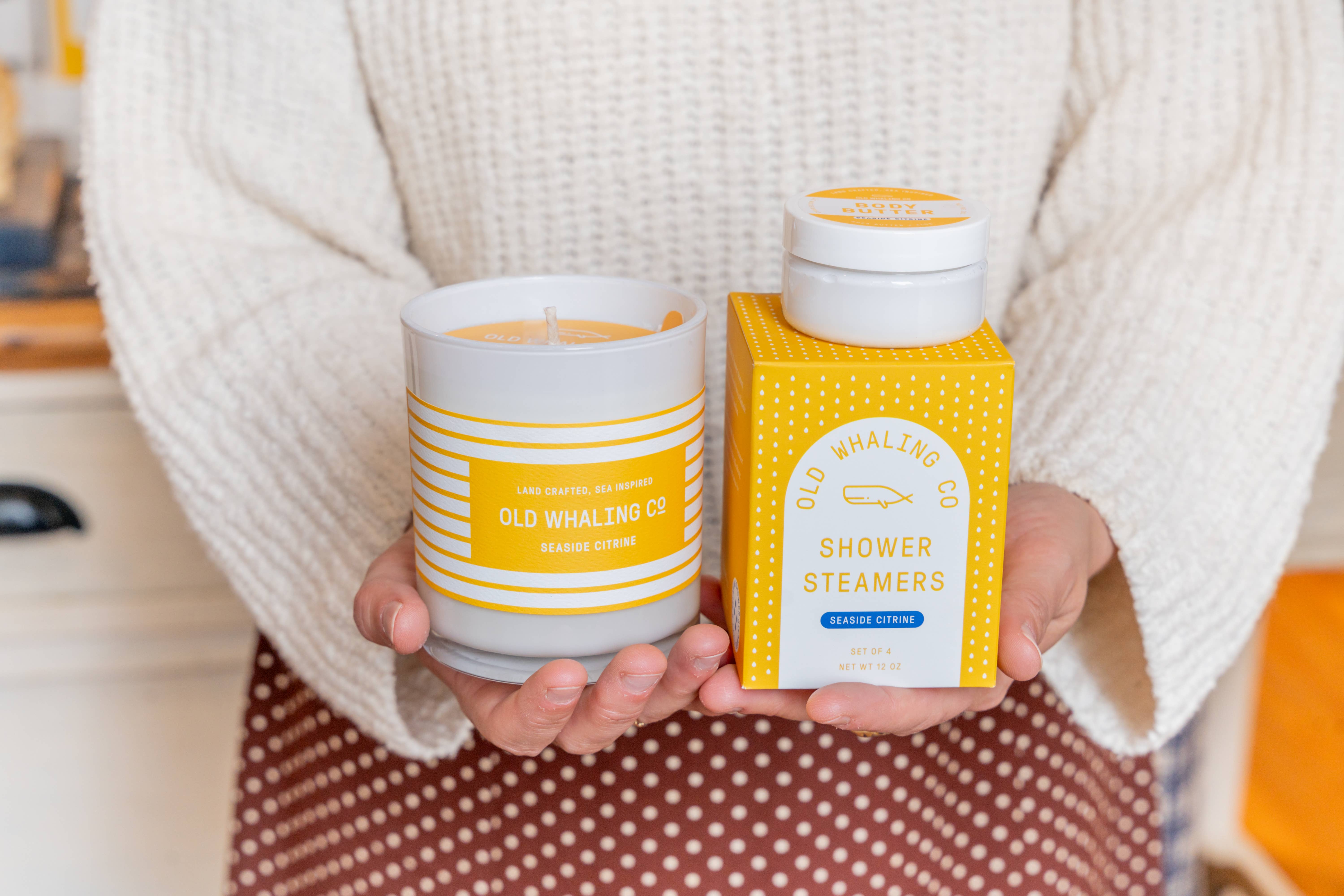 Old Whaling Company - Wholesale Shower Steamer/Bomb - Seaside Citrine® Shower Steamers4