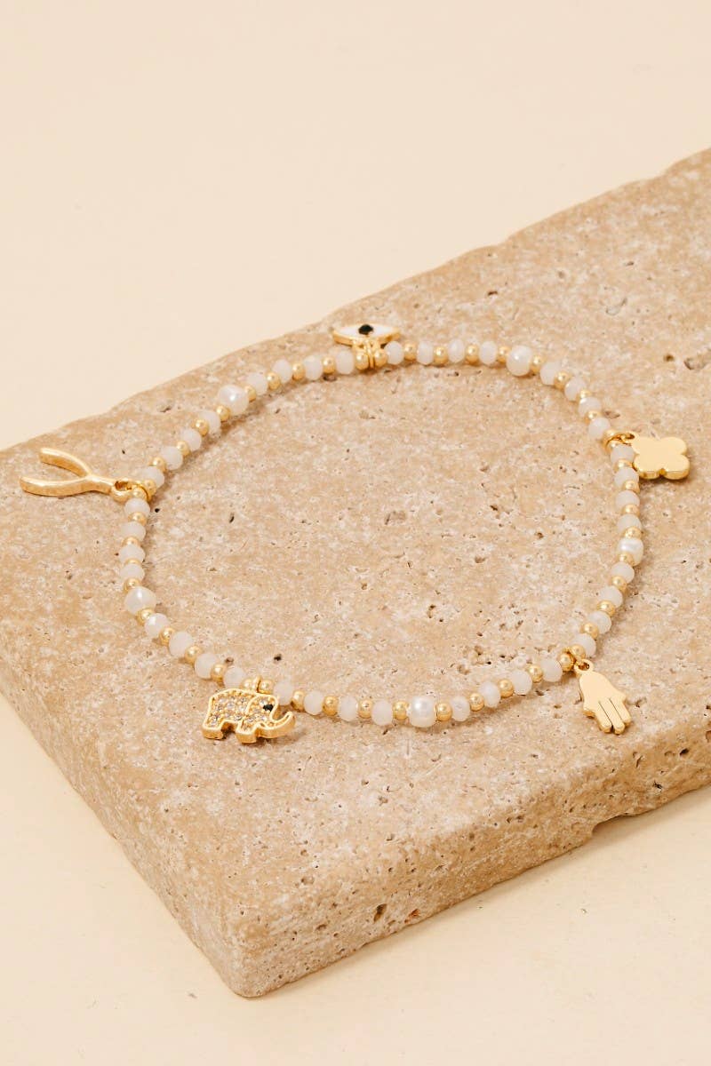 Anarchy Street - Vendita all'ingrosso Bracciale con perline - Bracciale con ciondoli pavé misti Cz e perline sfaccettate5