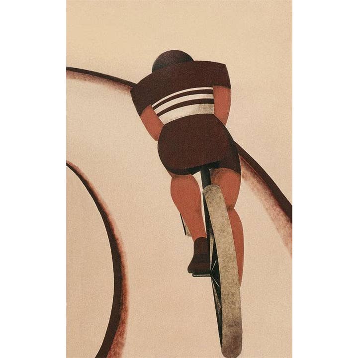 Póster de Ciclismo en Pista CY-80 Impresión Artística para venta al por mayor de Found Image Press