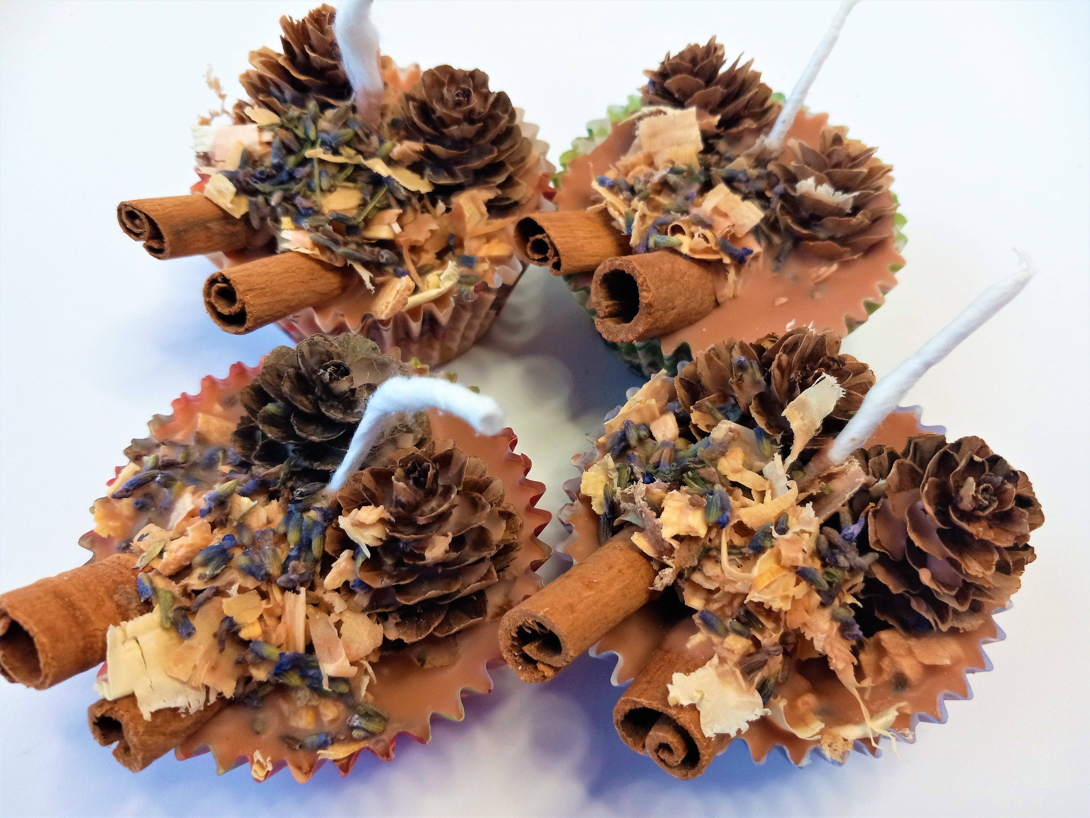 Cozy Home Wax Company - Wholesale Wax Melt - Cinnamon Pinecone Wax Fire Starter 2.3oz3