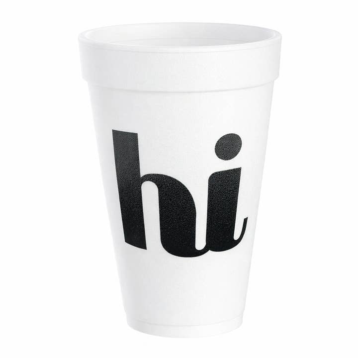 Hi - 16oz Styrofoam Cups for wholesale by Pink Machine