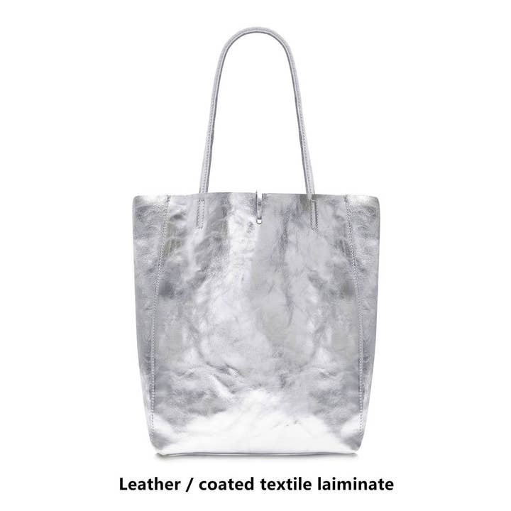 MONTTE DI JINNE - Venta al por mayor Bolso con correa - Mujer - Bolso de Hombro Grande Tipo Shopper de Cuero Genuino Italiano