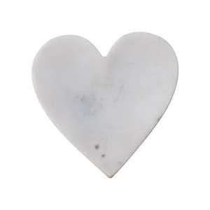 Marbled Glass Heart Candle - Terrain