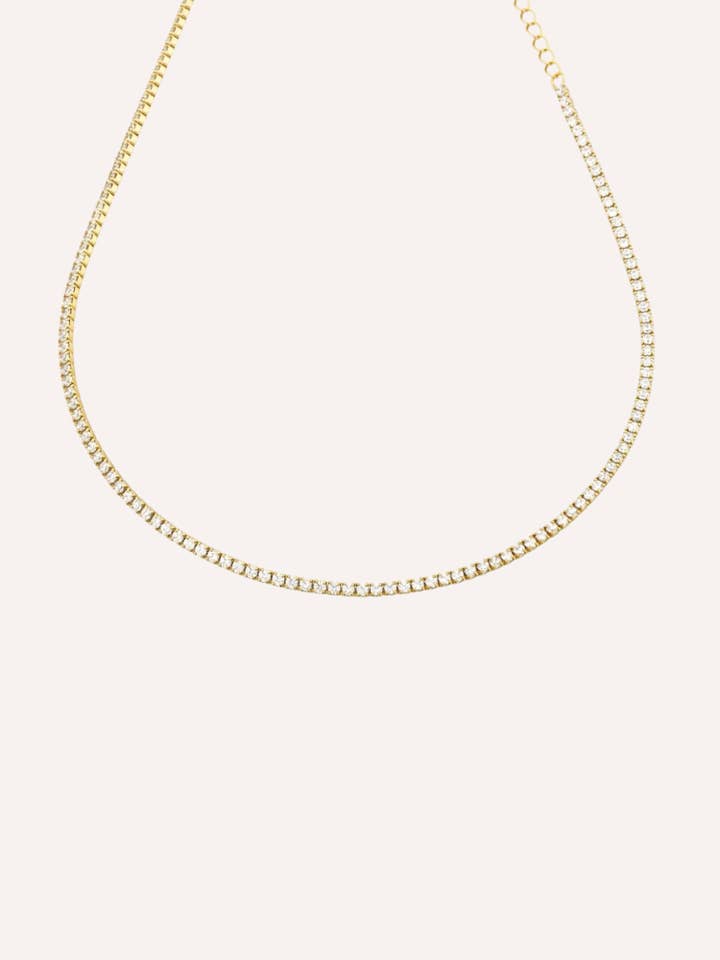 Collana tennis girocollo – Collana Luce Preziosa per la vendita all'ingrosso da parte di GioLì Jewels