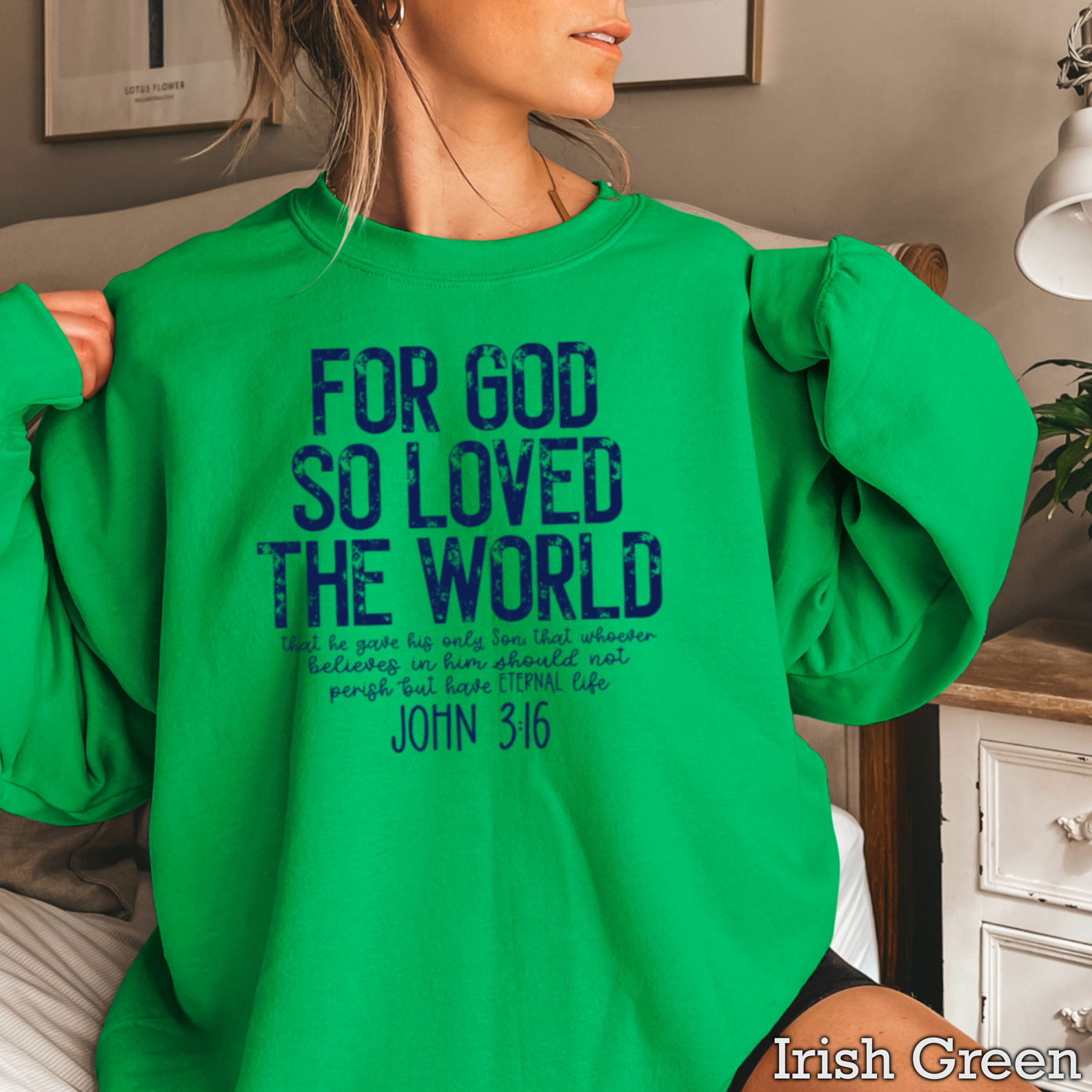 Shoppe SHC - Wholesale Graphic Sweatshirt - Women's - John 3:16 Christian Graphic Sweatshirt|Gildan1