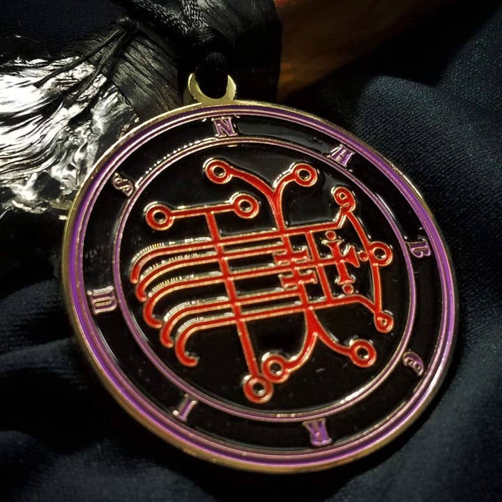 Naberius Sigil Medallion - Ars Goetia Demon Seal for wholesale by Goetic Impressions