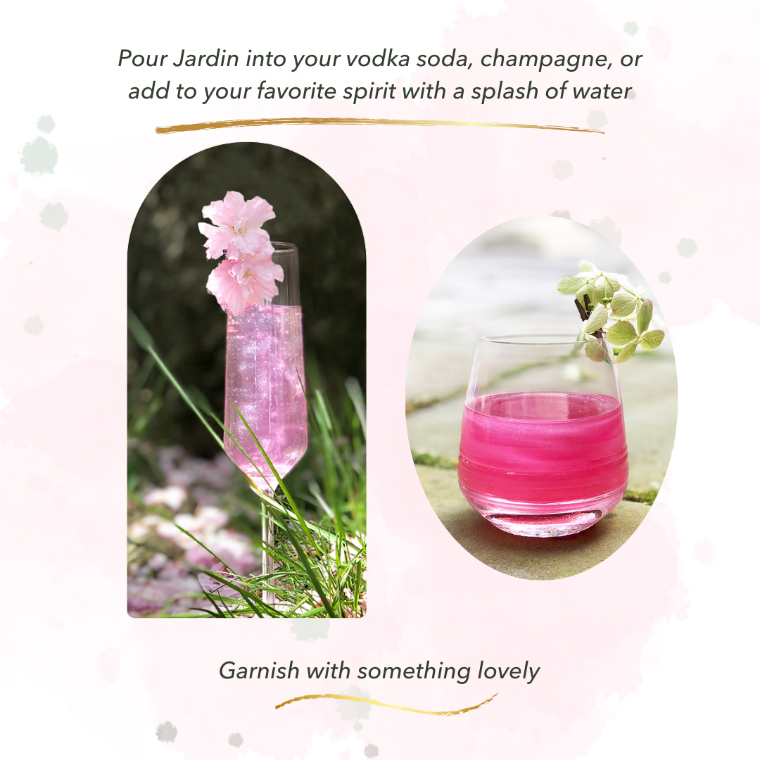 Jardin Infusion Florale - Vente Mélange/sirop pour cocktails - Mixeur à roses JARDIN PREMIUM pour cocktails et mocktails6