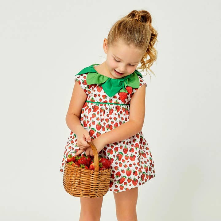 Little Goodall - Wholesale Jumpsuit - Baby - Very Hungry Caterpillarâ„¢ Strawberry Leaf Romper