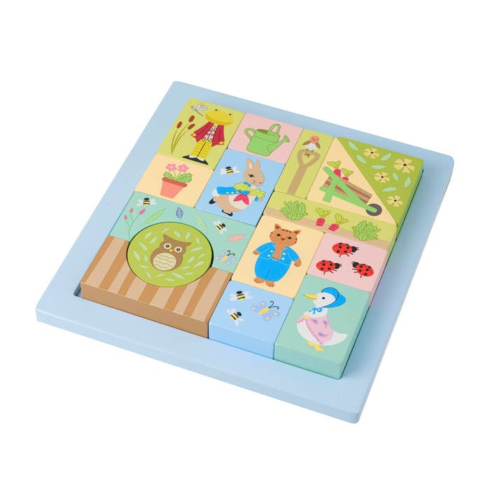 Orange Tree Toys - Wholesale Puzzle - Kids - Peter Rabbitâ„¢ Wooden Block Puzzle