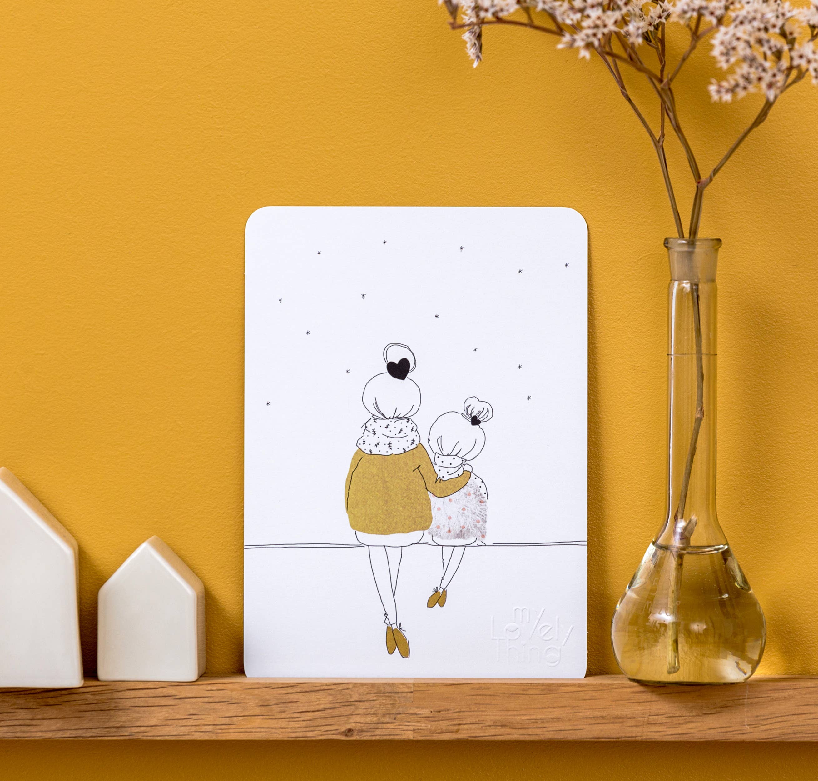 MY LOVELY THING – wholesale Kärlekskort – Kort älskar mamma och flicka vinter1