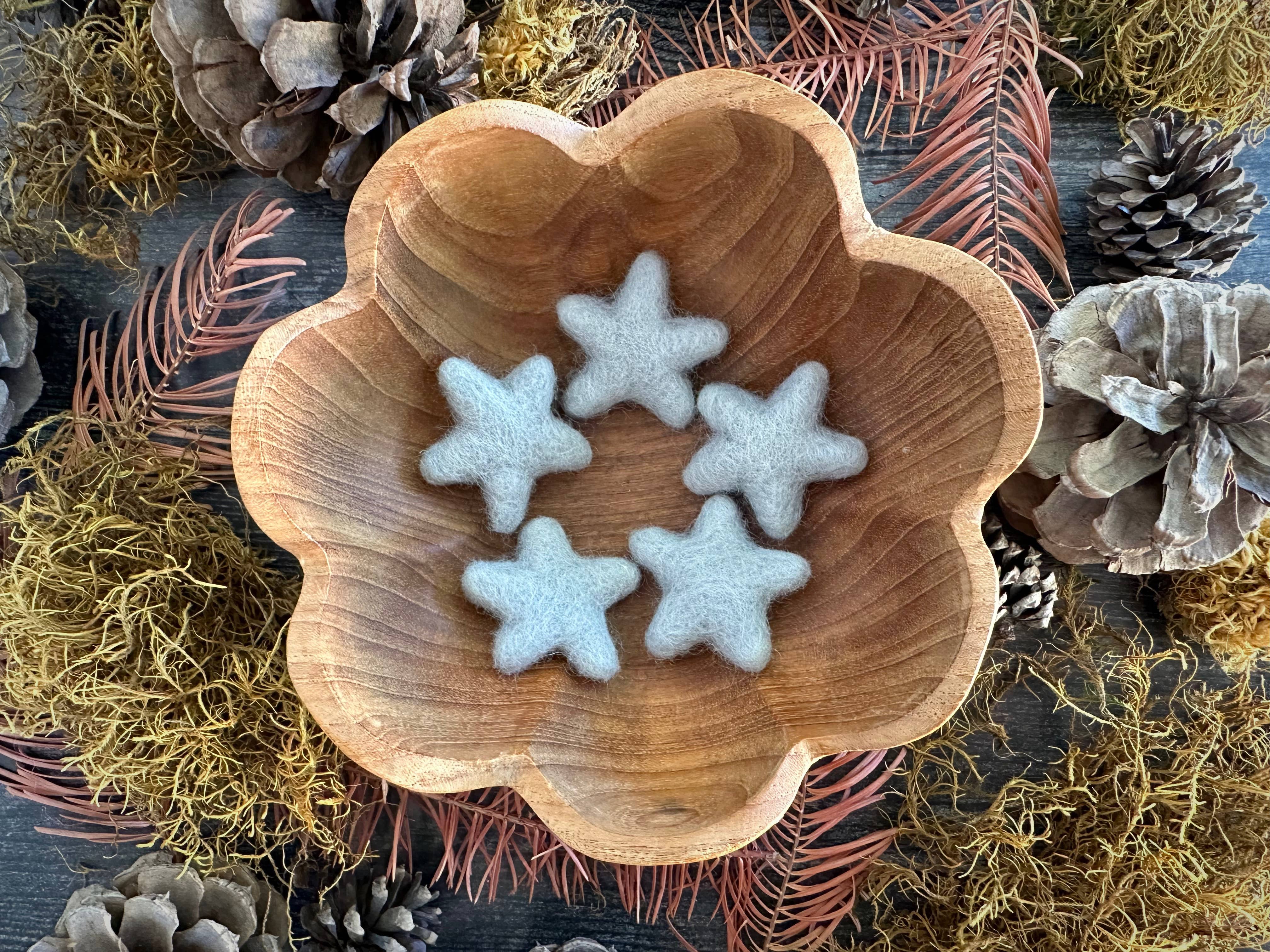 House of Moss – wholesale Dekorativt bordsobjekt – Tovad ullstjärna8