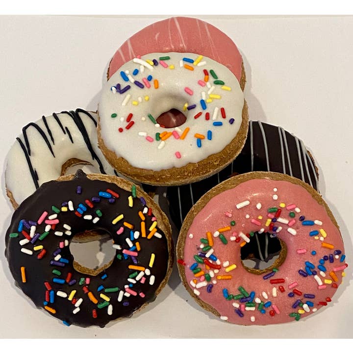 Gourmet Doggie Donuts for wholesale by DELCO DOG CO.