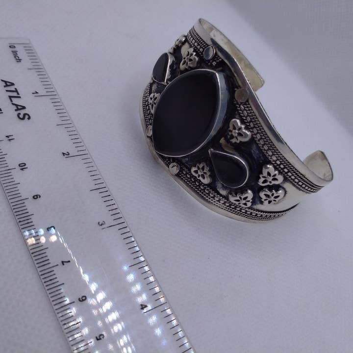 vintarust – wholesale Cuff bracelet – Afghan Stones Cuff Bracelet, Tribal Kuchi Cuff, Boho Cuff