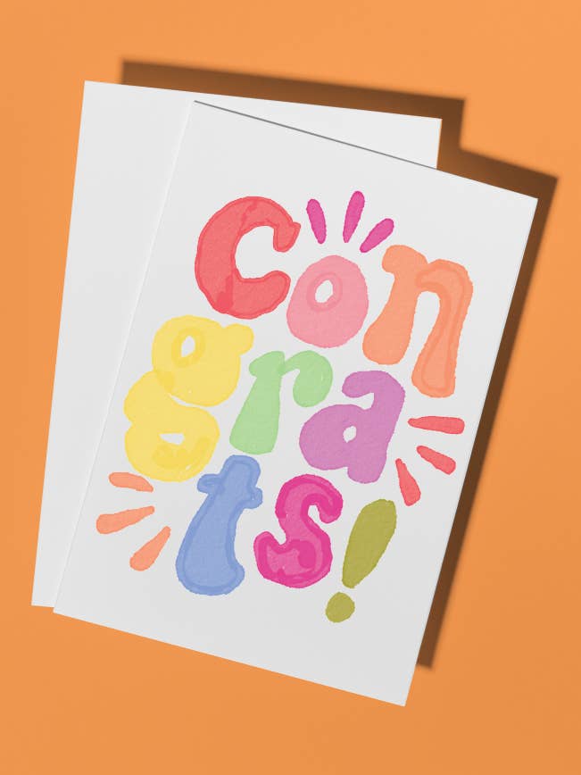 CONGRATS MARKER for wholesale by Los Feliz Goods