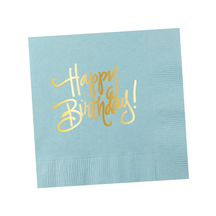 Natalie Chang - Wholesale Disposable Napkin - Happy Birthday! (16 colors) | Napkins15
